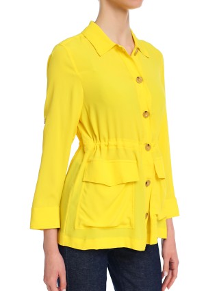 Жёлтая рубашка MARELLA: фото 3 - Invogue